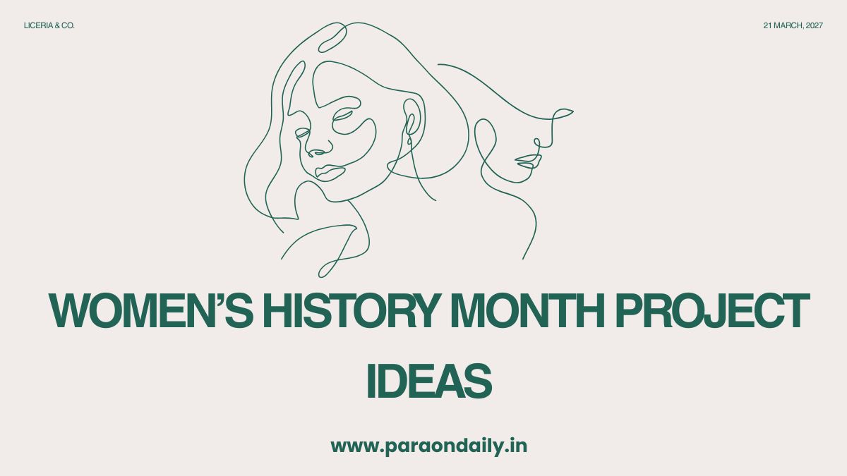 Women’s History Month Project Ideas